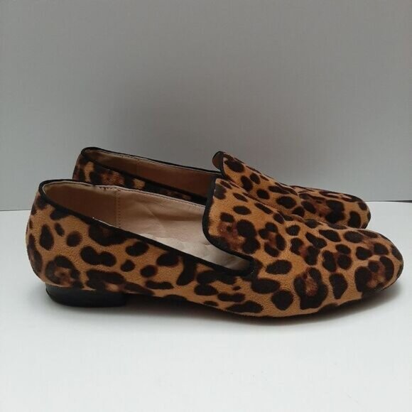 AVON Cushion Walk Animal Print Velvet Slip-On Smoking Loafer Shoes Sz US 8 - Picture 4 of 15